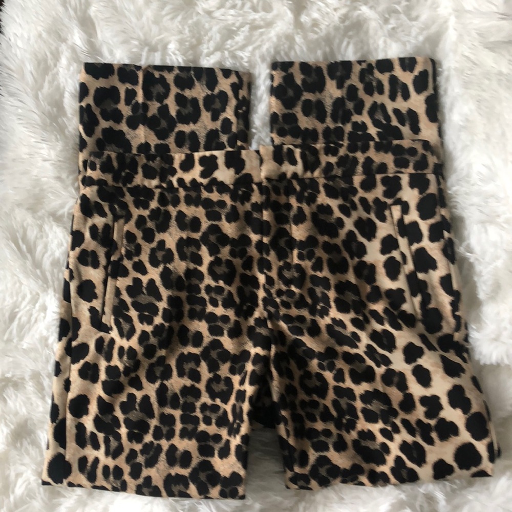 Zara leopard print dress pants